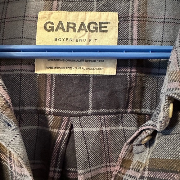 Garage ladies button up long sleeve shirt - Picture 3 of 4